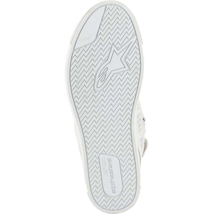 Baskets moto Alpinestars STELLA STATED PODIUM Blanc/Gris clair