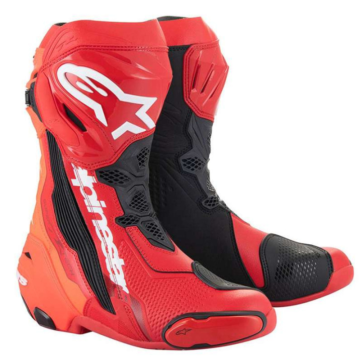 Alpinestars SUPERTECH R motorcycle boots Red/Black