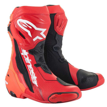 Bottes moto Alpinestars SUPERTECH R Rouge/Noir