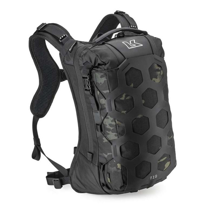 Kriega TRAIL 18 Multicam Black motorcycle backpack