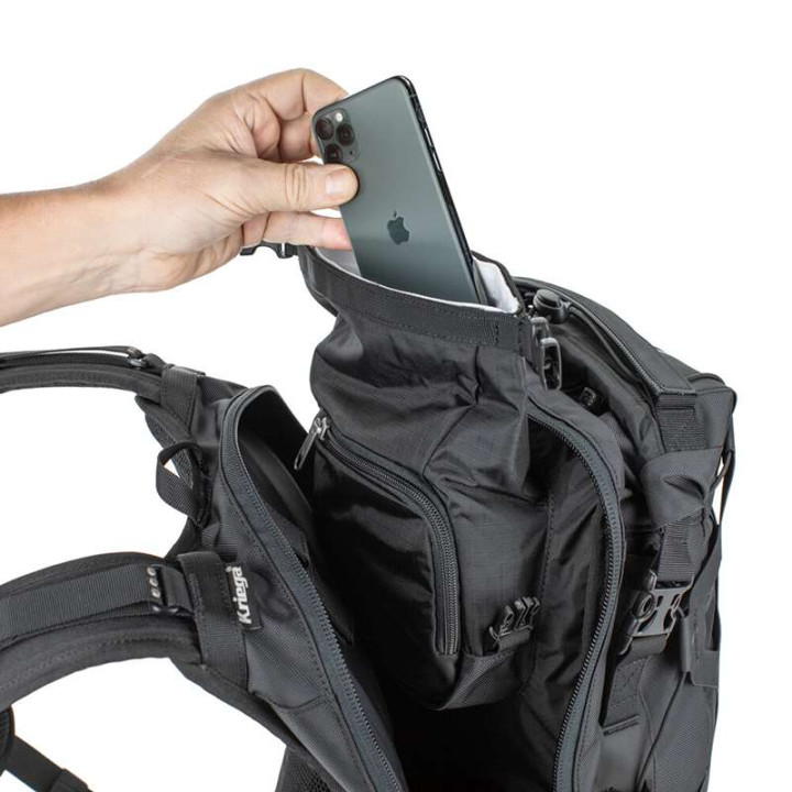 Kriega TRAIL 18 Multicam Black motorcycle backpack