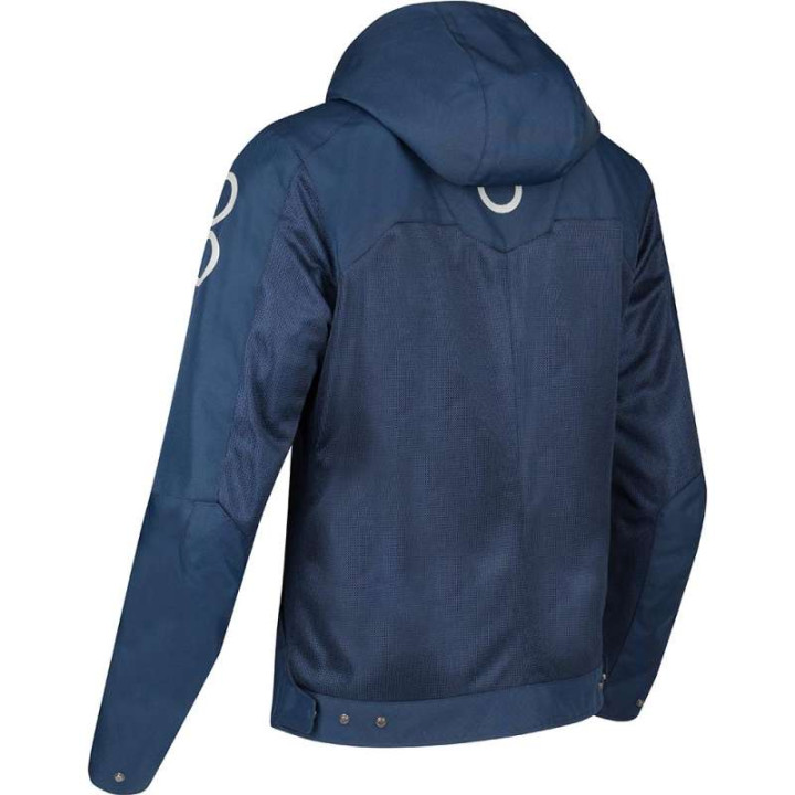 Blouson moto d'été Bering PROFIL BLEU
