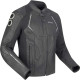 Bering RADIAL BLACK/WHITE leather motorcycle jacket