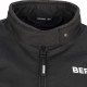 Veste moto Bering LADY PAMELA NOIR/LILA Grande Taille