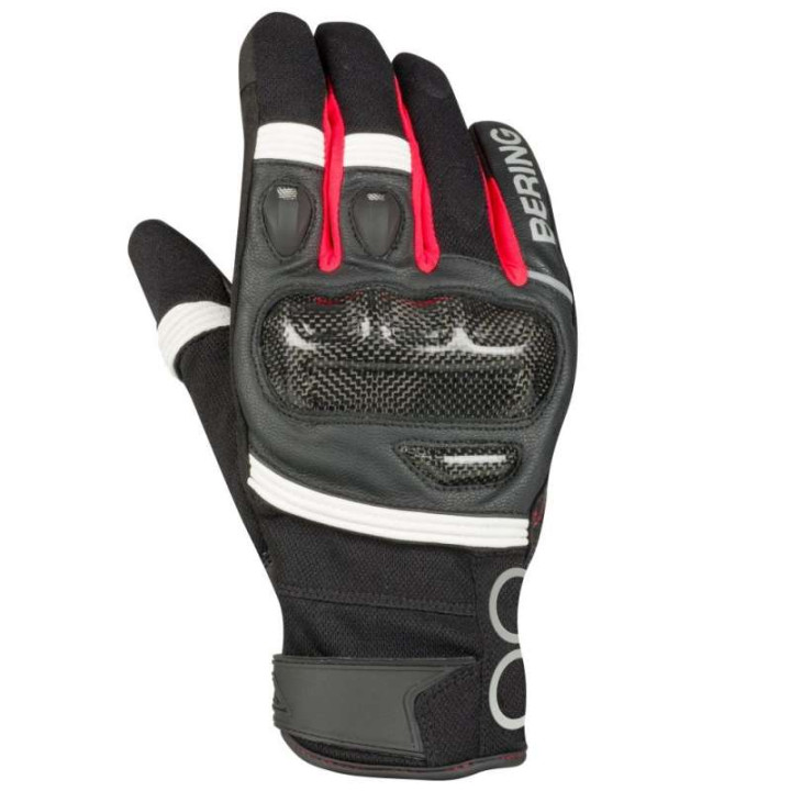 Gants moto Bering RAID NOIR/ROUGE