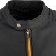 Blouson moto cuir Segura PHIL NOIR/JAUNE