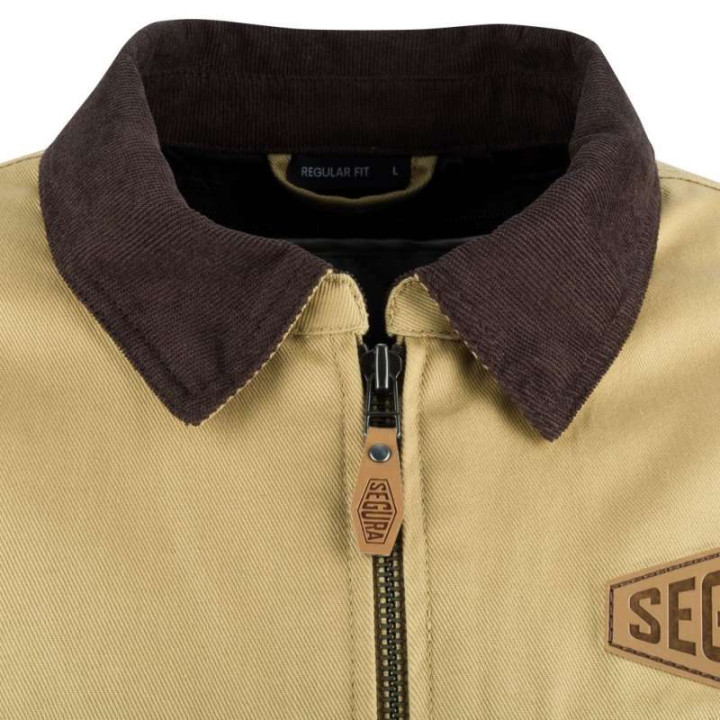 Blouson moto Segura TAMPICO BEIGE