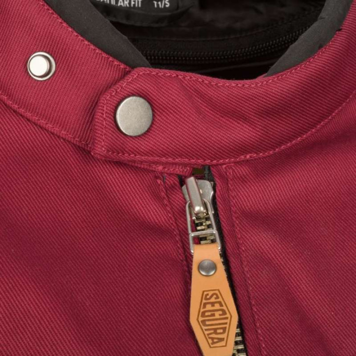 Blouson moto femme Segura LADY TINA BORDEAUX