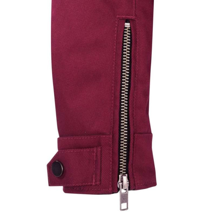 Blouson moto femme Segura LADY TINA BORDEAUX
