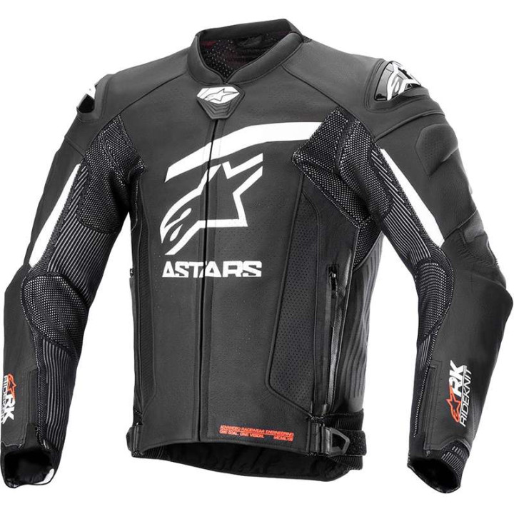 Alpinestars GP PLUS R V4 Leather Jacket Black/White