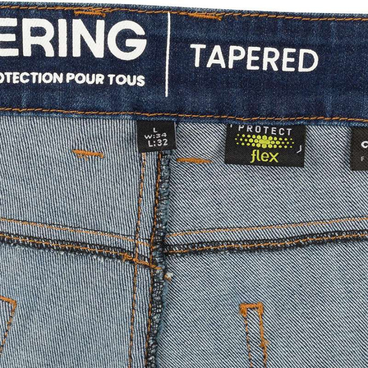 Jean moto Bering TRUST TAPERED BLEU DELAVE