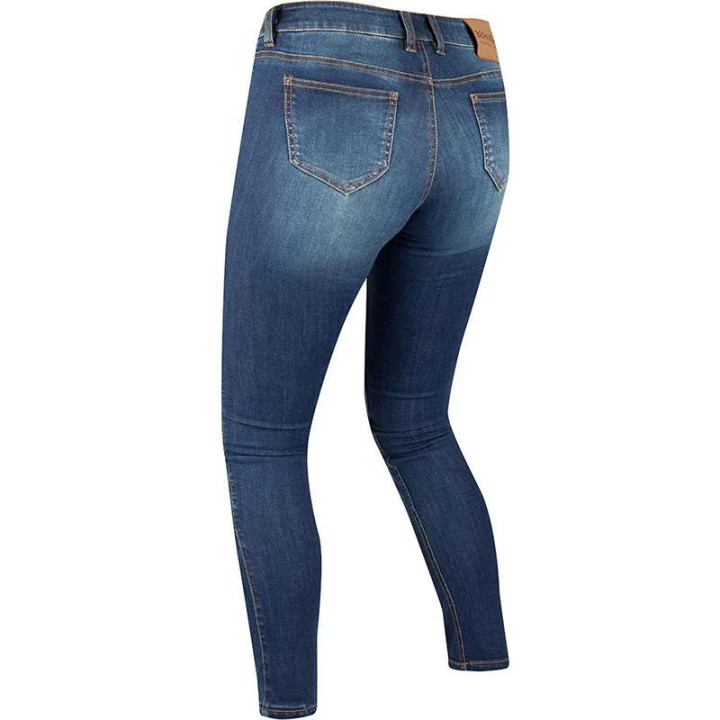 Jean moto femme Bering LADY TRUST SLIM BLEU DELAVE