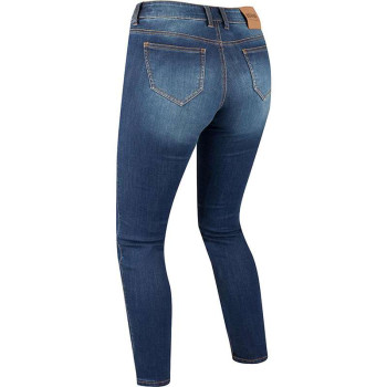 Jean moto femme Bering LADY TRUST TAPERED BLEU DELAVE
