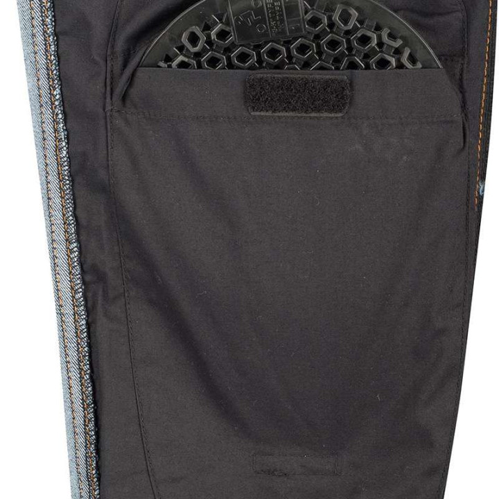 Jean moto femme Bering LADY TRUST TAPERED BLEU DELAVE