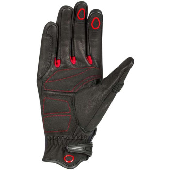 Gants moto d'été Bering RADIAL NOIR/ROUGE