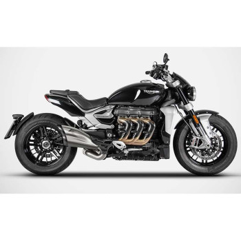 Zard SATIN-approved muffler Triumph ROCKET III 21-23
