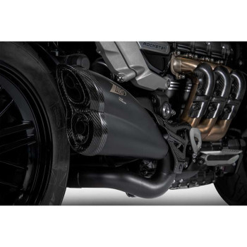 Approved silencer Zard BLACK Triumph ROCKET III 21-23