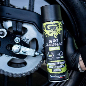 Ultra dégraissant chaine et disque moto GS27 500ml Ultra dégraissant chaine et disque moto GS27 500ml