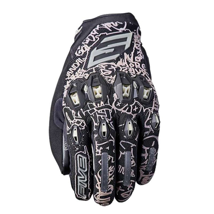 Gants moto d'été Five STUNT EVO 2 Graffiti Glow