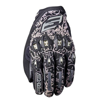 Gants moto d'été Five STUNT EVO 2 Graffiti Glow