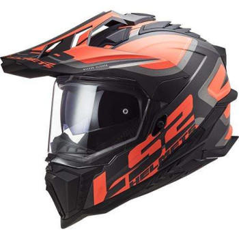 Casque moto LS2 EXPLORER MX701 ALTER Noir/Orange 22.06