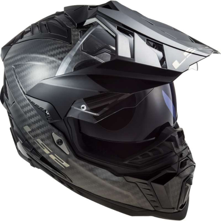 Casque moto LS2 EXPLORER MX701C CARBON BLACK 22.06