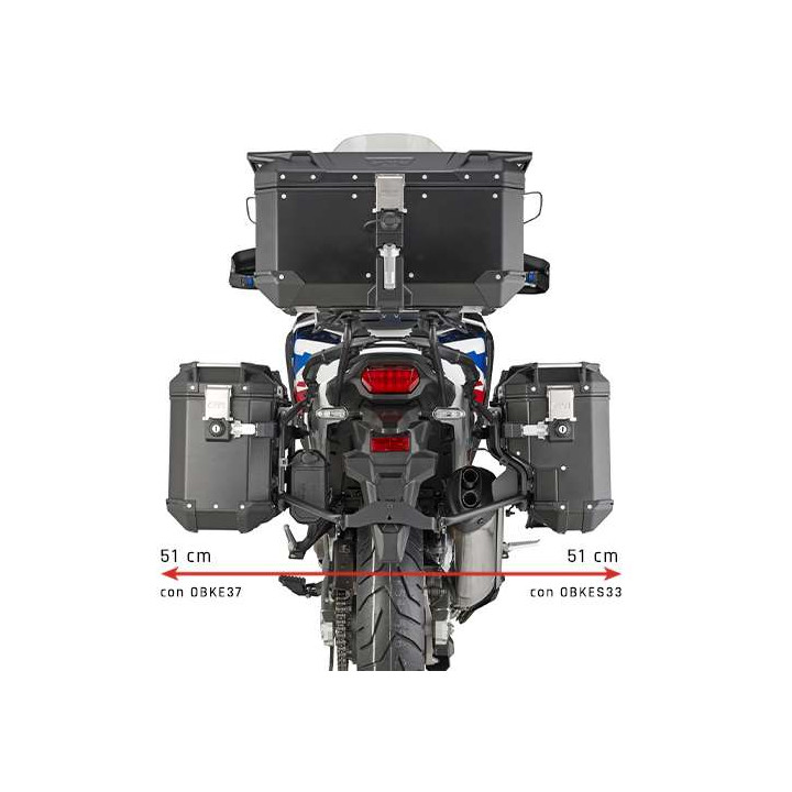 Support valises Givi MONOKEY CAM-SIDE (PLOS1178CAM) CRF1100L AFT Adventure Sports
