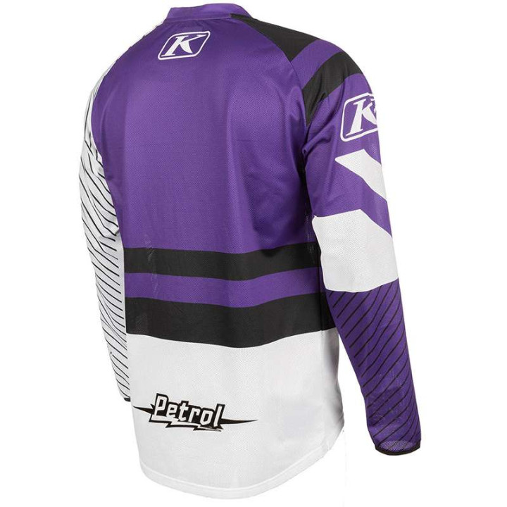 Maillot Tout terrain Klim PETROL Octane Heliotrope/White Maillot Tout terrain Klim PETROL Octane Heliotrope/White