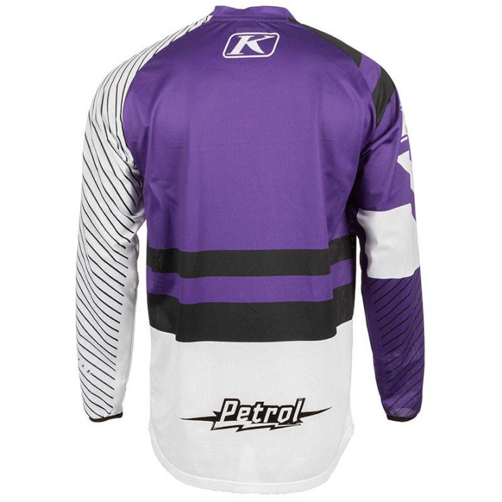 Maillot Tout terrain Klim PETROL Octane Heliotrope/White Maillot Tout terrain Klim PETROL Octane Heliotrope/White