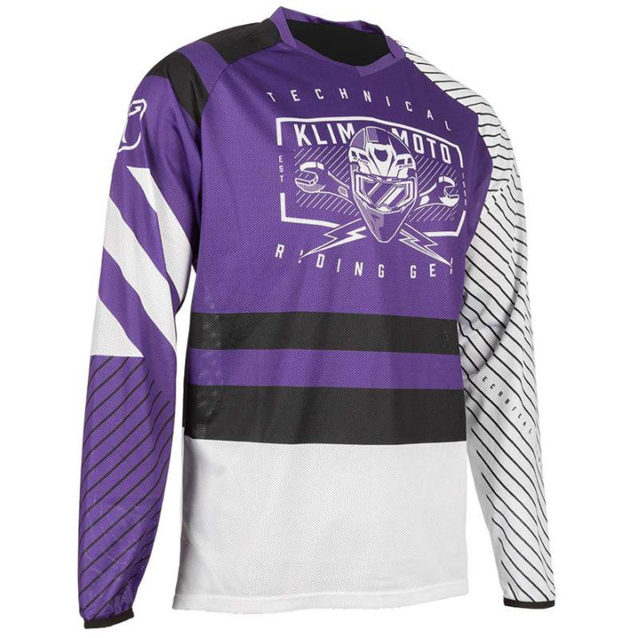 Maillot Tout terrain Klim PETROL Octane Heliotrope/White Maillot Tout terrain Klim PETROL Octane Heliotrope/White