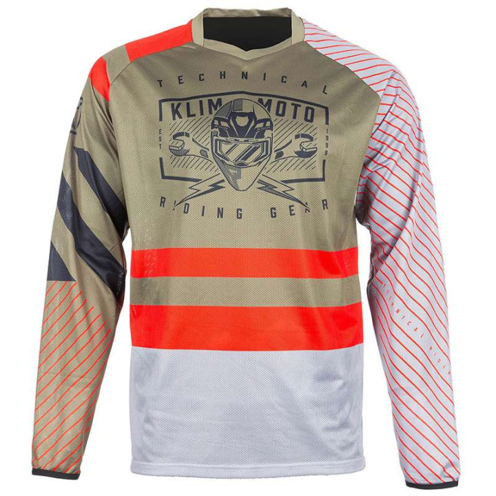 Maillot Tout terrain Klim PETROL Octane Winter Moss/Redrock Maillot Tout terrain Klim PETROL Octane Winter Moss/Redrock