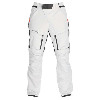 Pantalon moto Acerbis X-ROVER GRIS/ROUGE