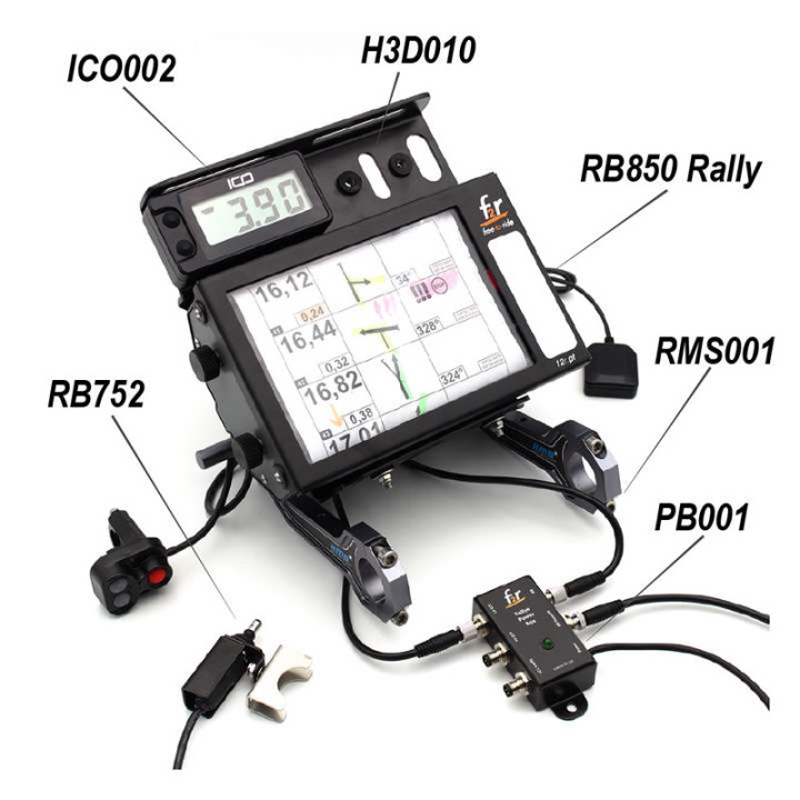 Kit de navigation F2R AMATEUR RB850 Rallye