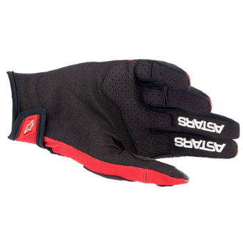 Gants moto cross Alpinestars TECHSTAR Mars Red Black