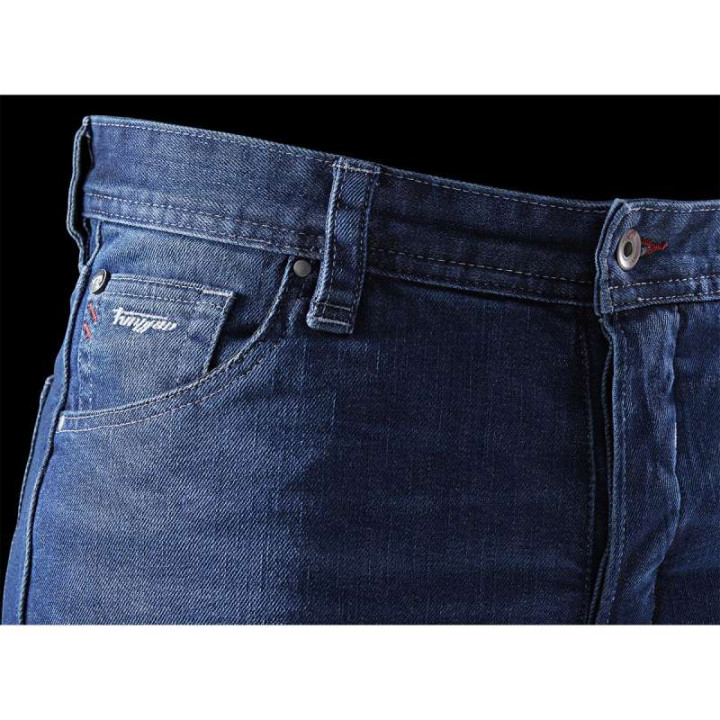 Jean moto Furygan D12 X KEVLAR STRAIGHT Medium Blue