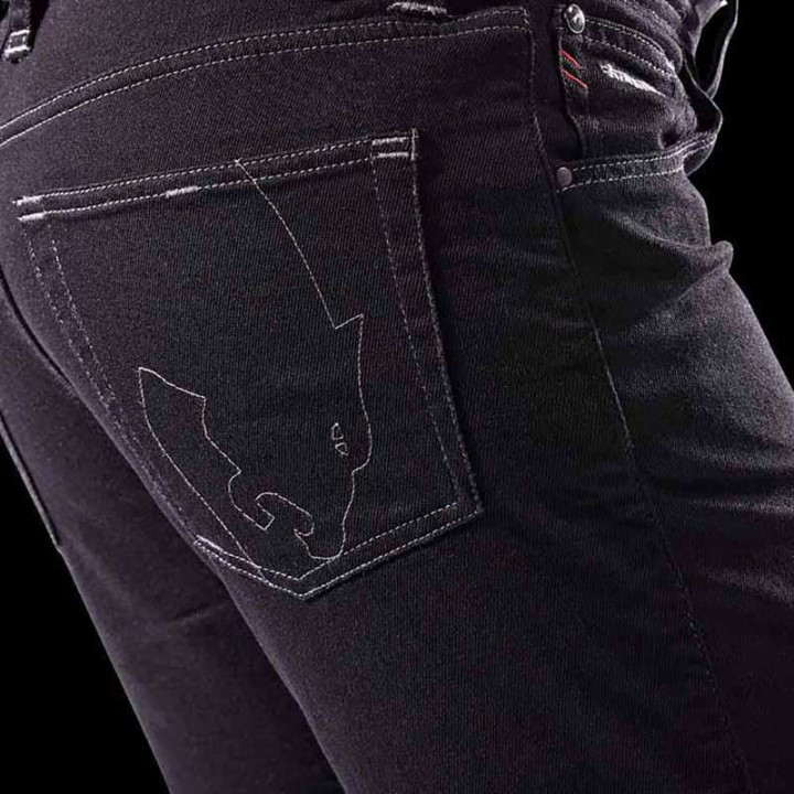 Jean moto Furygan D03 TAPERED Noir