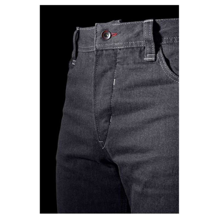 Jean moto Furygan K12 X KEVLAR STRAIGHT Noir Carbone