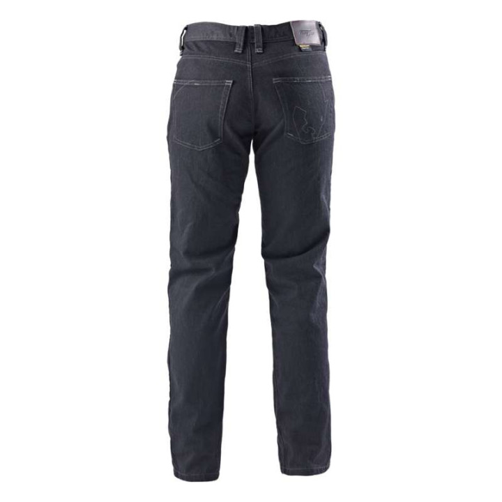 Jean moto Furygan K12 X KEVLAR STRAIGHT Noir Carbone