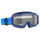 Scott SPLIT OTG Blue/Black motorcycle cross goggle - Clear Scott SPLIT OTG Blue/Black motorcycle cross goggle - Clear