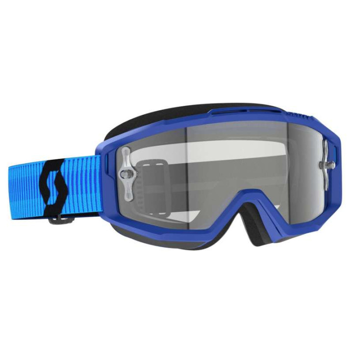 Scott SPLIT OTG Blue/Black motorcycle cross goggle - Clear