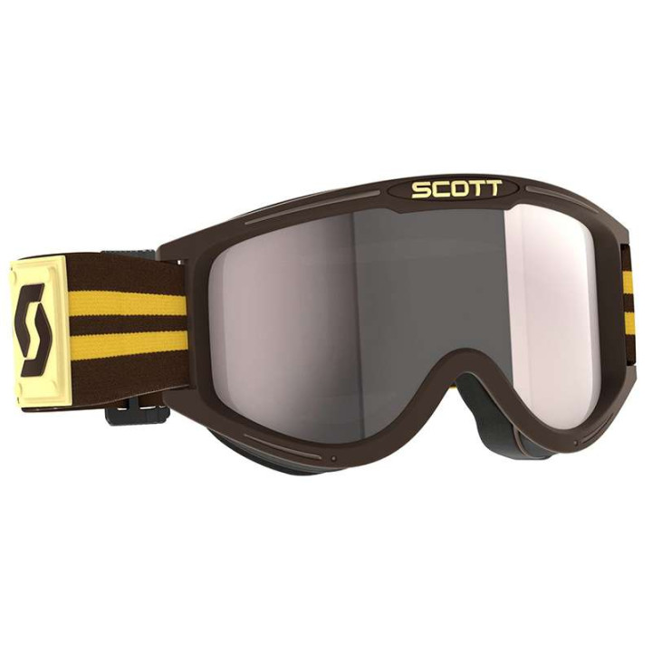 Scott 89X ERA Brown motocross mask - Silver