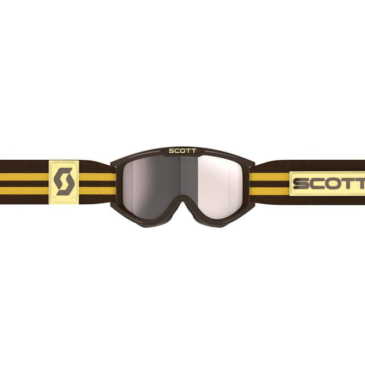 Scott 89X ERA Brown motocross mask - Silver