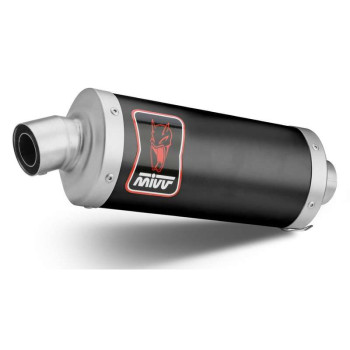 Mivv DAKAR approved muffler Inox Black (HU.002.LEKB) HUSQVARNA NORDEN 901 EXPEDITION
