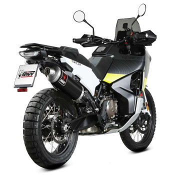 Mivv DAKAR approved muffler Inox Black (HU.002.LEKB) HUSQVARNA NORDEN 901 EXPEDITION