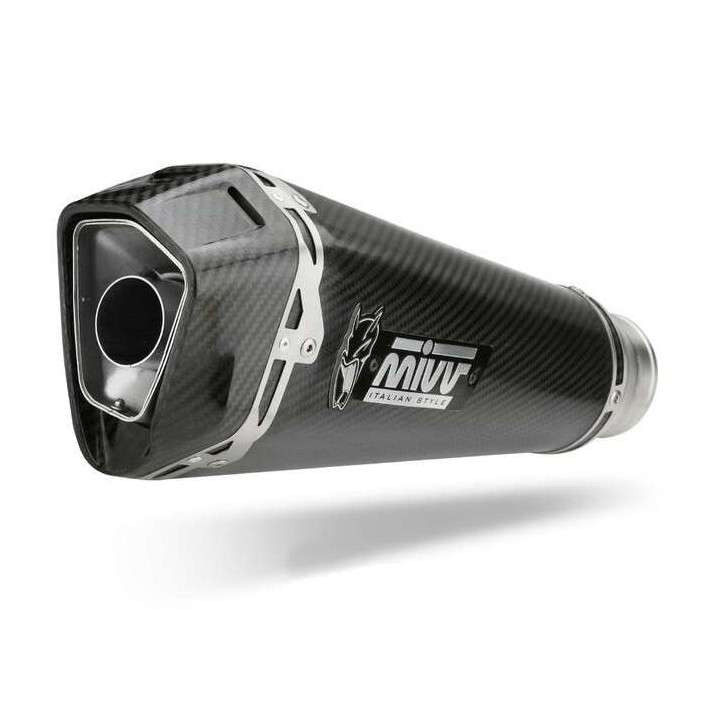 Mivv DELTA RACE Carbon approved muffler (M.015.LDRB) MOTO GUZZI V100 MANDELLO