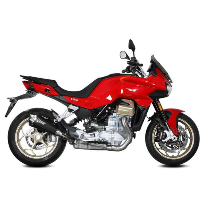 Mivv DELTA RACE Carbon approved muffler (M.015.LDRB) MOTO GUZZI V100 MANDELLO