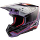 Casque moto cross Alpinestars S-M5 SAIL Violet/Black/Silver