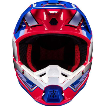 Casque moto cross Alpinestars S-M5 SAIL Blue/White/Pink