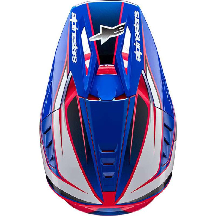Casque moto cross Alpinestars S-M5 SAIL Blue/White/Pink