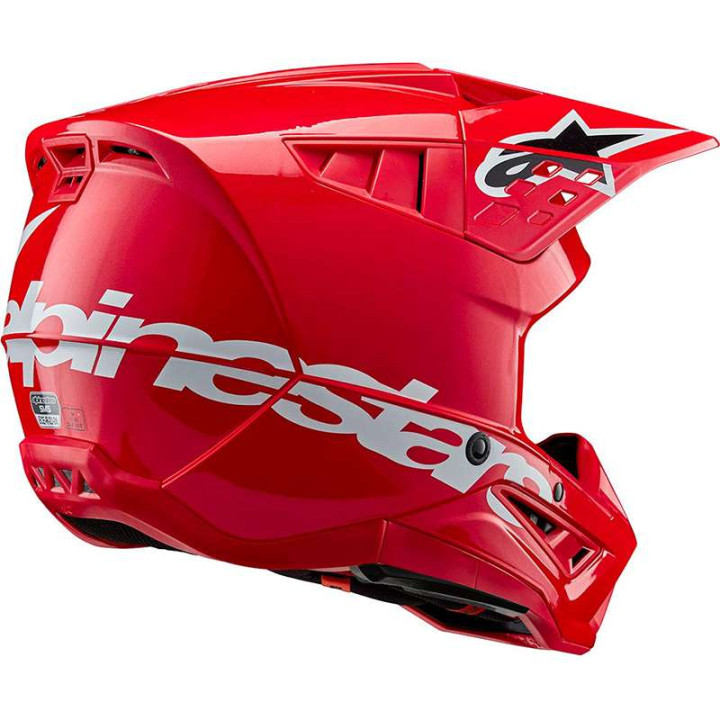 Casque moto cross Alpinestars S-M5 CORP Red